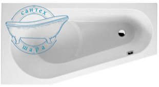 Ванна акриловая асимметричная Riho Delta 150x80 правая BB8000500000000
