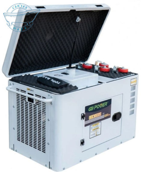 Генератор дизельний GB POWER GBD1100F 8,0 кВт - фото 1