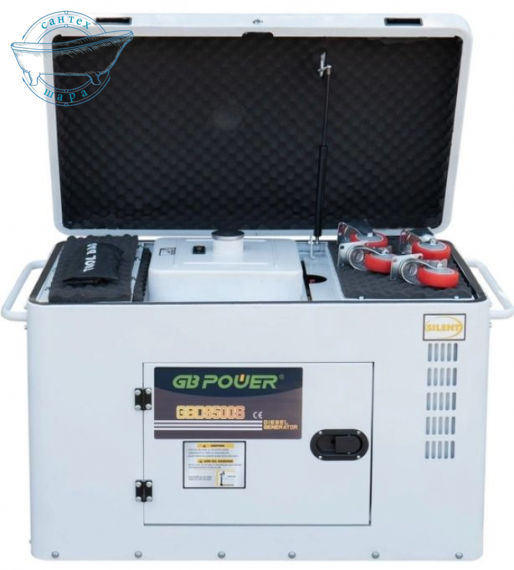 Генератор дизельний GB POWER GBD1100F 8,0 кВт - фото 3