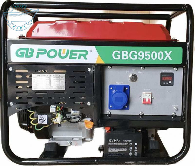 Генератор бензиновый GB POWER GBG9500X 8,0 кВт - фото 1
