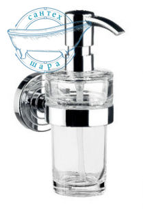 Дозатор жидкого мыла подвесной, стекло Emco Polo 072100101