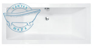 Ванна акриловая Besco Quadro Sim 175x80 NAVARA43667
